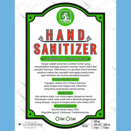 jual hand sanitizer - HAND SANITIZER